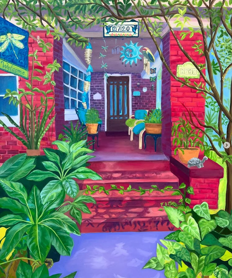 jaden green art grandmas porch