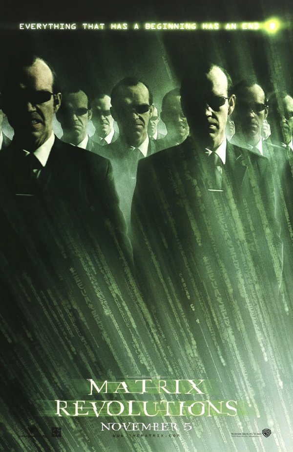 matrix revolutions poster